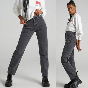 NWT Lee High Waisted Straight Legs Slim 80's Jeans Size 6 - Vintage Black